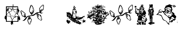 KR Christmas Dings 2004 font preview